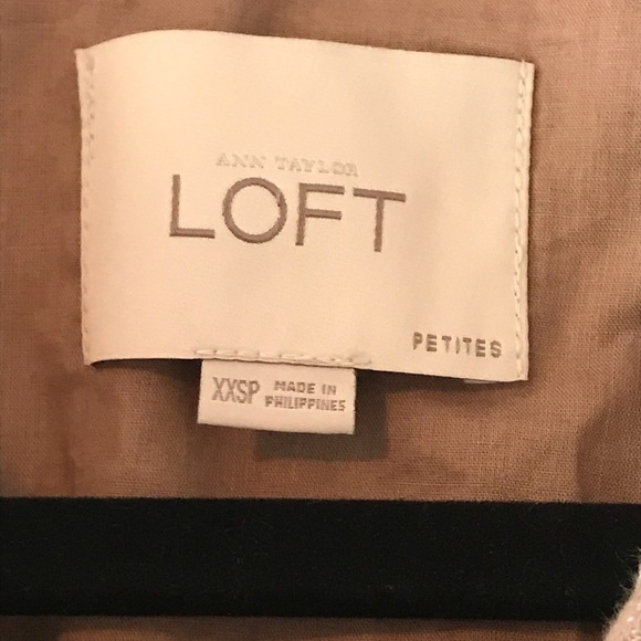 NWOT Loft Linen Button up Jacket size XXSP - Picture 4 of 8